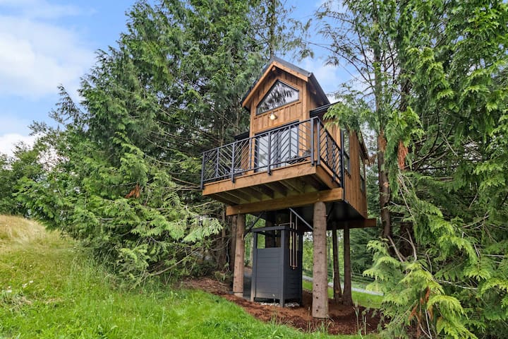 Private Designer Treehouse Rental in British Columbia